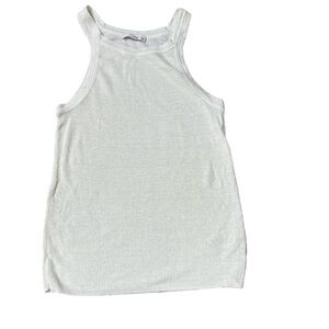 Aritzia Wilfred free linen tank top